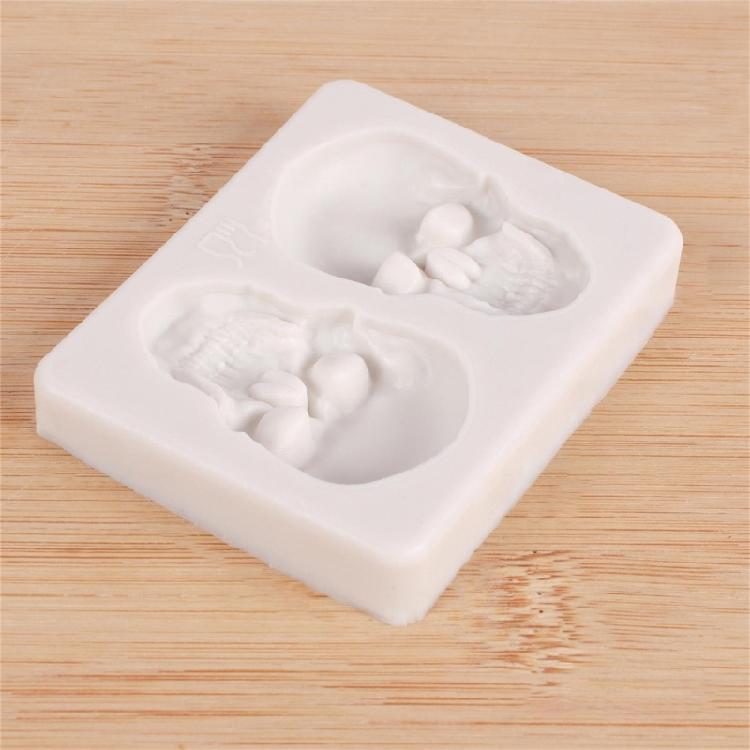 Silicone Baking Molds Detailed Skull Shaped Cake Moulds DIY Chocolate Mould