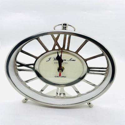 Relógio de Mesa 22,86 Cm, Numerais Romanos para Mesa, Relógio de Prateleira para Decoração de Casa, Escritório Relógio Único para Presente