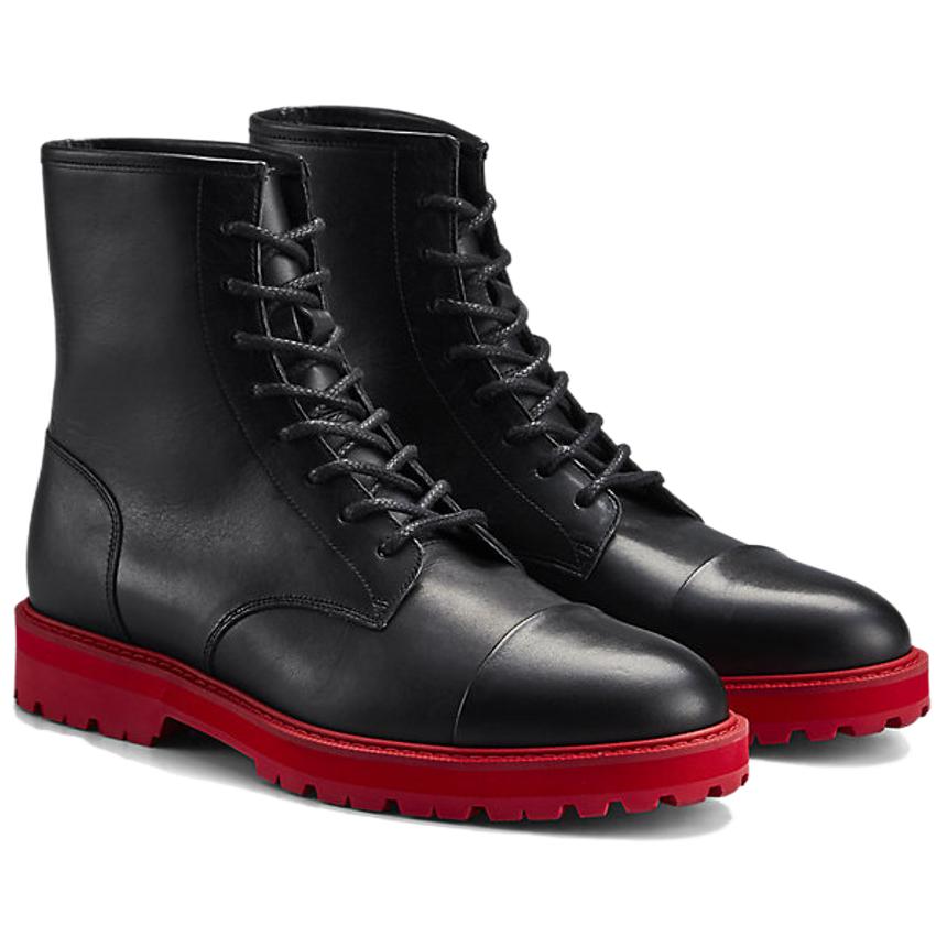 ONITSUKA TIGER Lace-Up Boot Black Classic Red Unisex Sneakers 1183B826-002