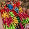 10 Colorful Thread Friendship Bracelet Braided Hippie Friendship Bracelets