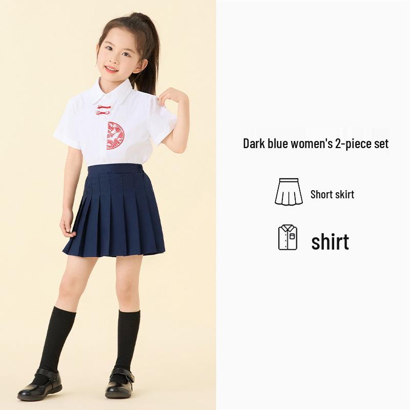 Japanese-Style Plaid Pleated Skirt for Girls - Spring/Summer Collection