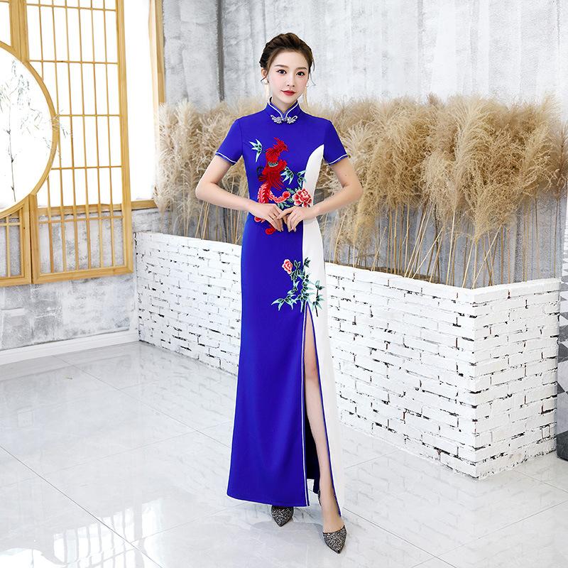Chinese retro mother cheongsam new Hanfu autumn improved version can be worn elegant Chinese style female manufacturer