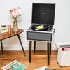 CICONIA Classical Record Table Table Type Record Player Retro Classic Turntable USB Memory Multifunctional MicroSD Card Recording Playback Bluetooth
