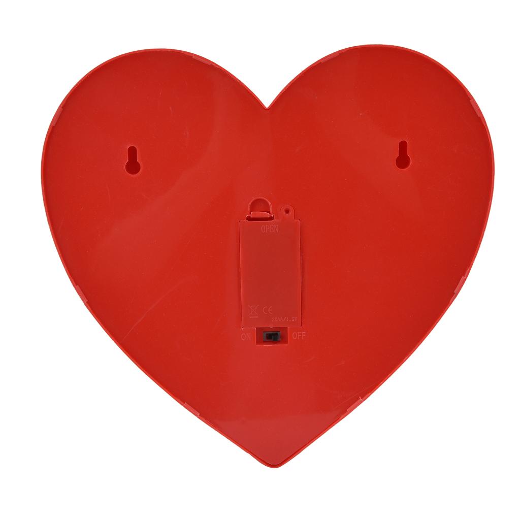 Heart Shaped Night Light 10 LEDs Cute Battery Powered Warm Light Kids LED Love Shaped Lamp with Hook Hole for Kid S Room