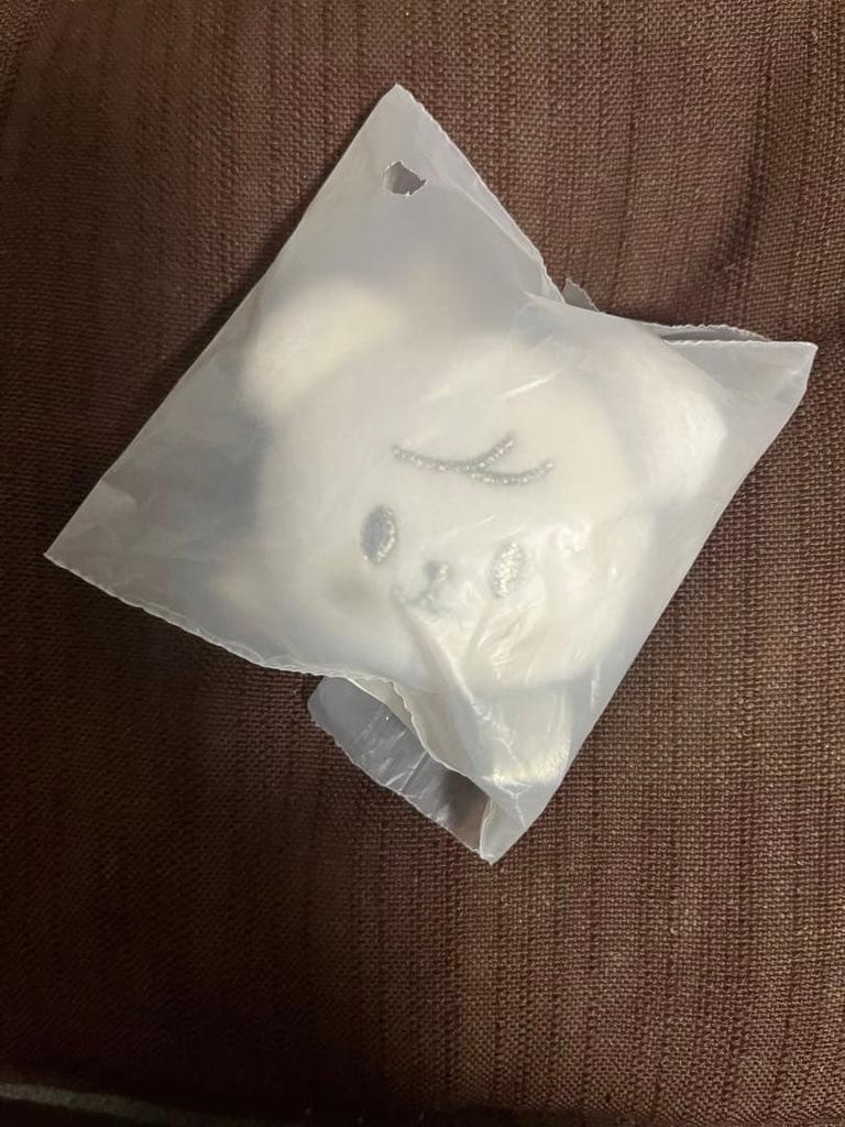 [USED] Stray Kids Pop-Up Face Key Ring Silver (Seungmin)