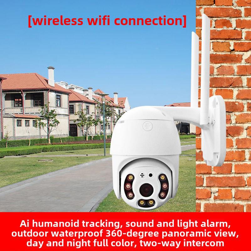 V380 Pro 1080P Outdoor WiFi Surveillance Camera with Night Vision and Network Port