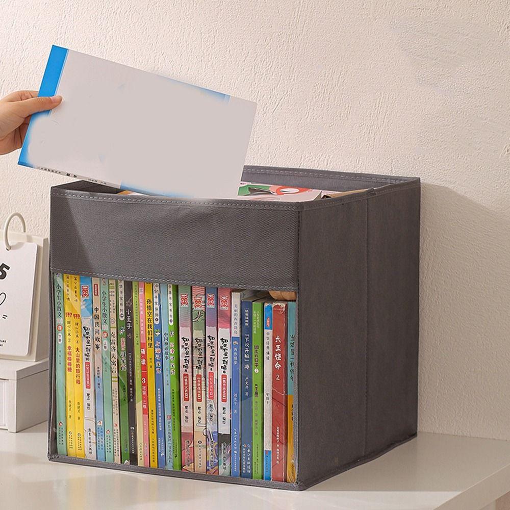 Non-woven Fabric Comic Book Bag Large Capacity Miscellaneous Storage Box Toy Organizer  for Home