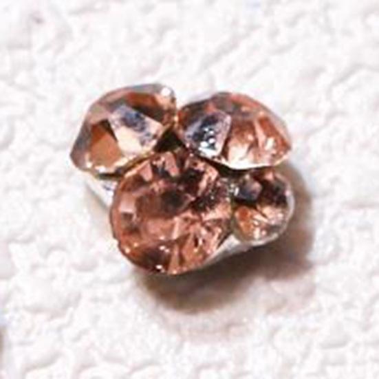 5Pcs Manicure Charm Three-dimensional Manicure Decoration Alloy Stylish DIY Stacked Rhinestone Nail Art Charm Nail Salon Accessories