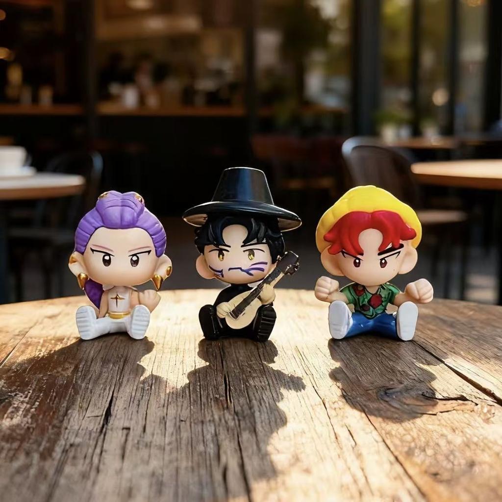 10pcs/Set Kpop Cazadores de Demonios Figura Juguete Dibujos Animados Rumi/Mira/Zoey Figura de Acción PVC Decoración de Escritorio Modelo Muñeco Juguete Regalo para Fans