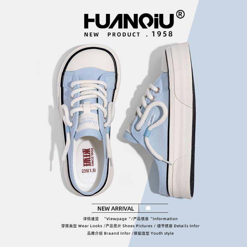 Global Semi-drag Versatile Casual Board Shoes Women's ZHQ-XA503 New Summer Trend Fashion One-pedal Women's Shoes