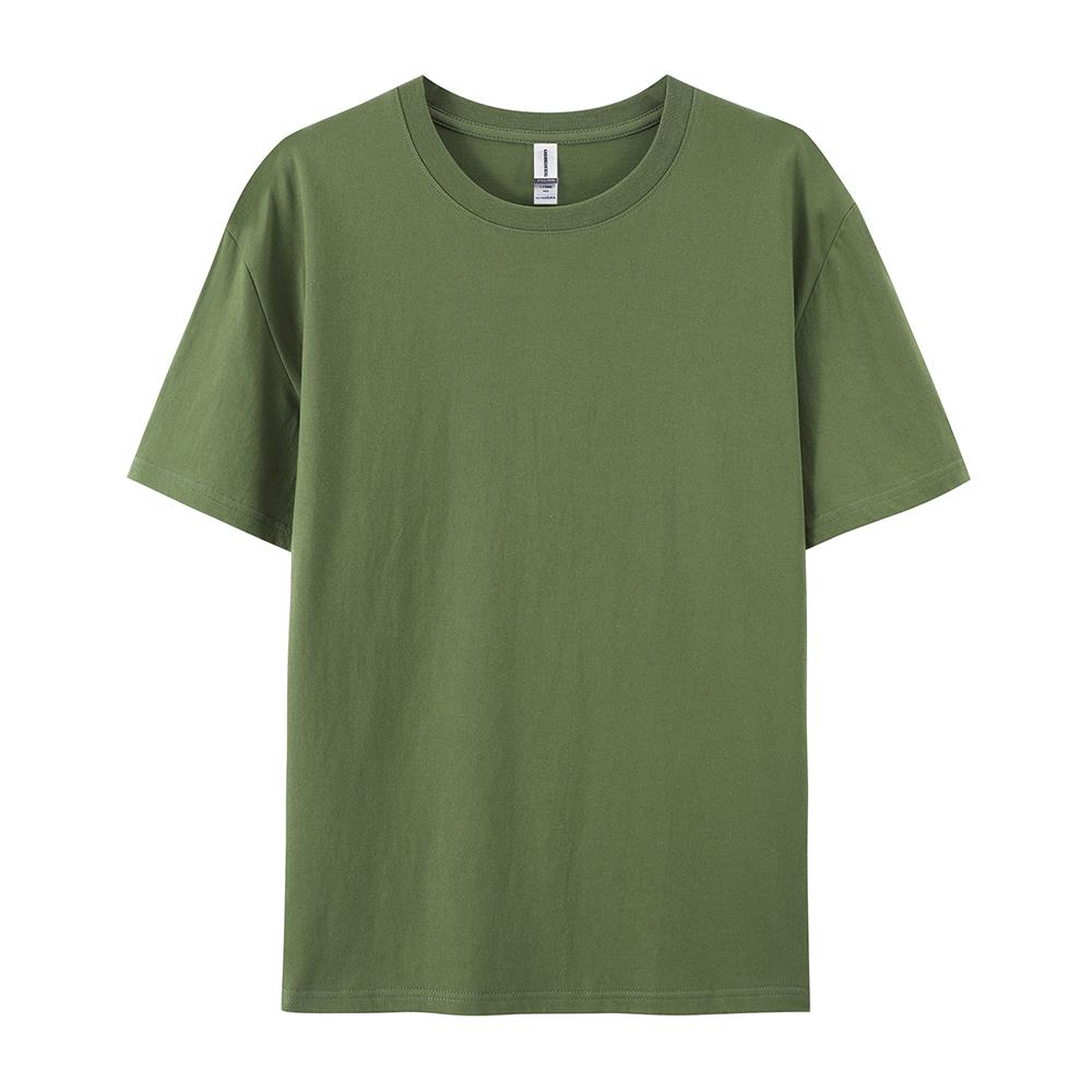 Rundhals Baumwolle Einfarbige T-Shirts Herren Damen Kurzarm Lässig Weiche Kleidung Sommer Oberteile