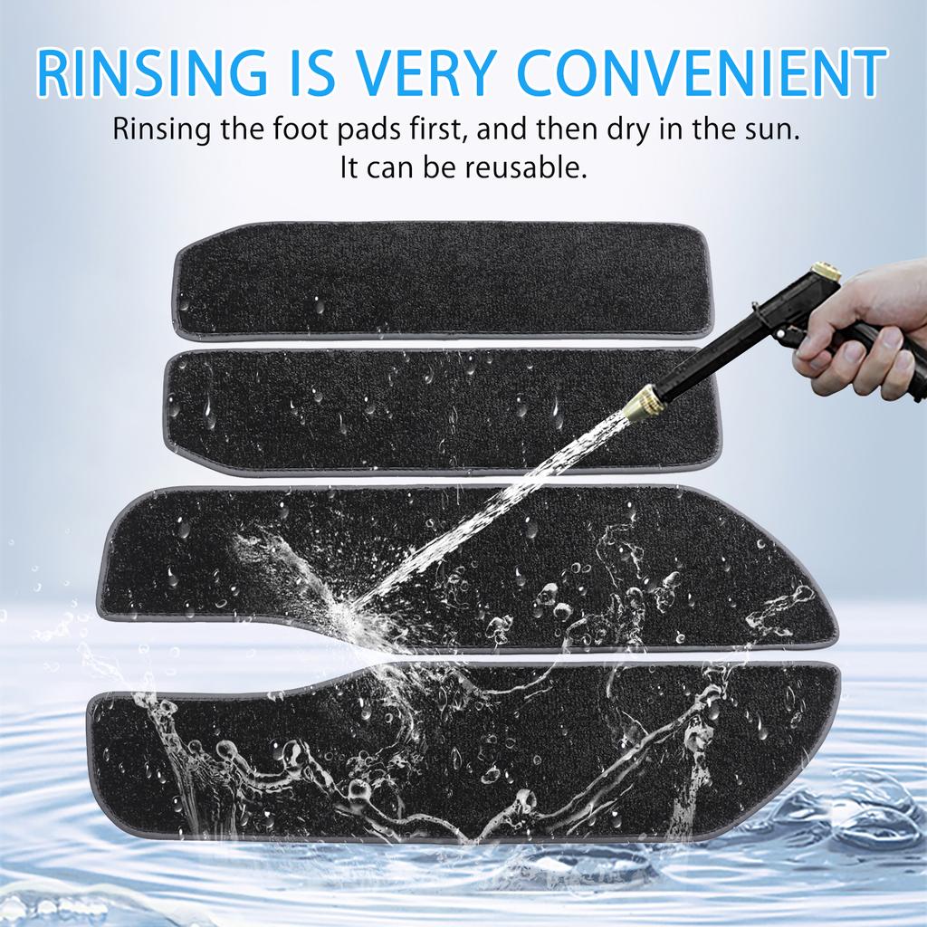 Covorașe de podea auto AH30 Tampoane pentru picioare pentru Toyota ALPHARD Vellfire Seria 30 Covoare antiderapante pentru pedala ușii față spate accesorii de protecție