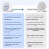 SAST 6.5-inch Coaxial Ceiling Speaker Set CN plug (adapter included)