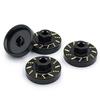 TRZX 4pcs Brass Wheel Hub Extension Hex Adapter Wheel Weights for 1/18 Scale Traxxas TRX4-M RC Crawler Car