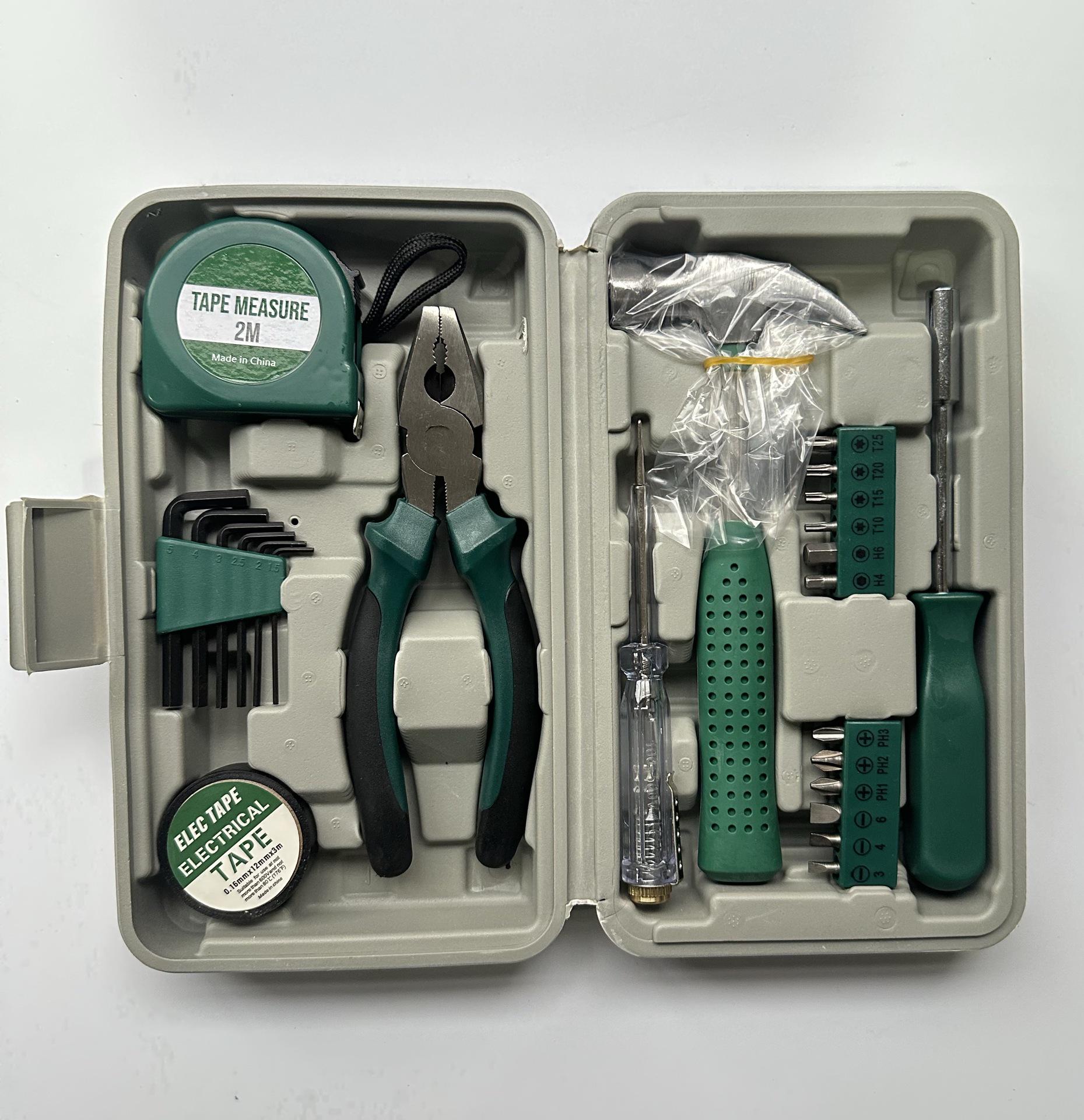 24-Piece Home Repair Tool Kit with Pliers, Wrench & Hammer – Multi-purpose Set