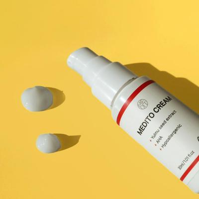 Medito Spot Cream 30mL, Sensitive Skin, Skin Texture Improvement, Moisturizing, Korean Cosmetics, Kbeauty, Sample