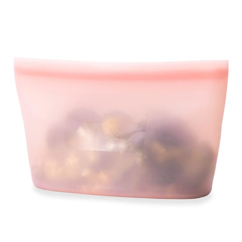 Kai Corporation Silicone Storage Bag, Freestanding Storage Container, 1000ml Capacity, Microwave, Hot Water, Freezer, Refrigerator, and Dishwasher Saf