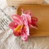 Orchidee Hawaiianische Blume Haarspangen Perlendekoration Künstliche Blume Künstliche Blume Haarspangen Boho Blume Clips Haar