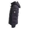 MONCLER MONTGENEVRE Wool Hooded Down Jacket Jacket 1 grayUsed