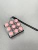 LED Silicone Cat Paw Decompression Button Fidget Toys Cat Paw Stress Ball Keyboard Keycaps Button Keychain Toy Home Decoration