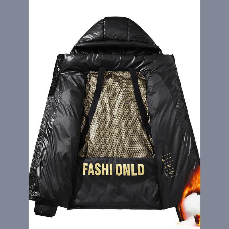 Thick Winter Jacket Warm Wool Windproof Hooded jacket Male Parkas Plus Size Fashion Man Jacket and Coat Men