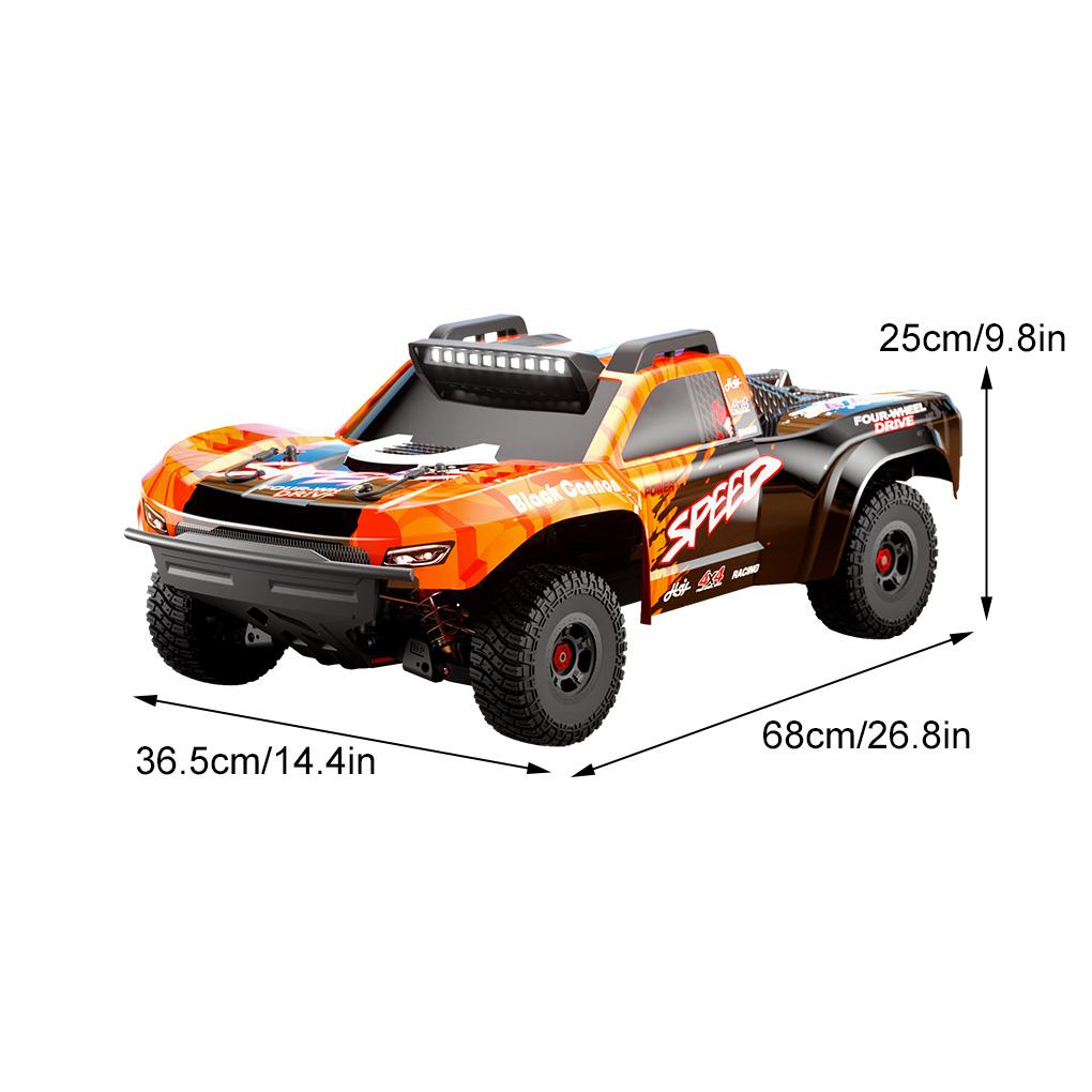 2025 JJRC C8822 1: 8 2.4g Brushless 80-90km/H Super Large Four-Wheel Drive High-Speed Short Truck Off-Road Vehicle Toys Gift Car