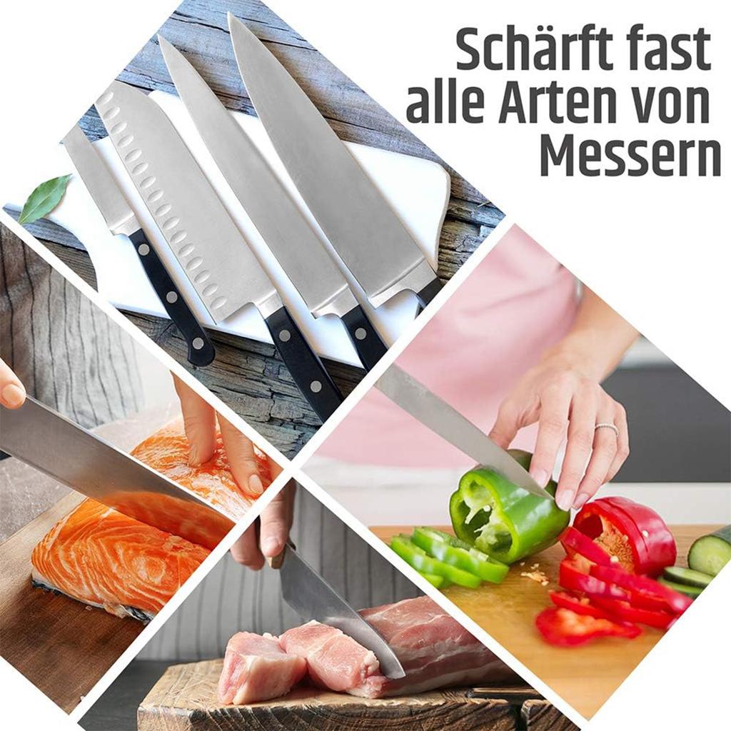 Sharpening Stone Set 4 Side Grit 400/1000 3000/8000, Premium Knife Sharpener, Knife Sharpening Stone Kit with Bamboo Base