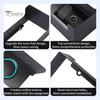 Weatherproof Ring Doorbell Cover Metal Ring Doorbell Cover Plate Waterproof Sun Protection Simple Installation Doorbell Cover