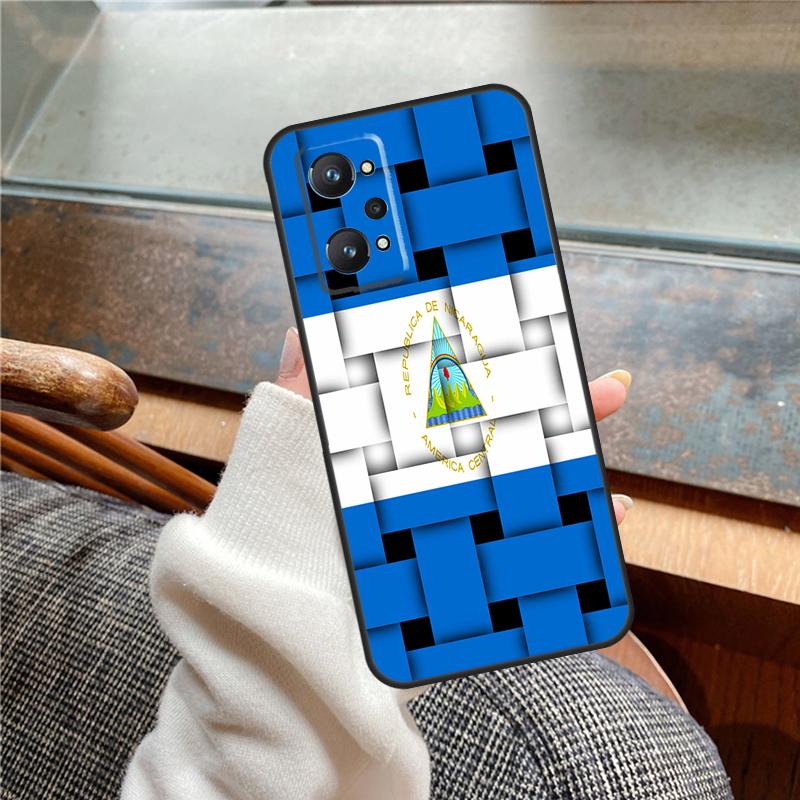 

Nicaragua Flag Case For Realme 15 Pro GT7 GT6 11 12 13 14 Pro Plus C55 C51 C53 C35 C33 C61 C65 C67 C71 C75 Realme 12 Pro Plus