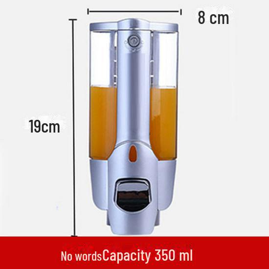 Wall-Mounted Bathroom Soap & Shampoo Dispenser