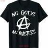 No God Masters Atheist Anti Religion Agnostic T Shirt For Men Vintage Washed Fashion Designer Clothes Graphic Versatile