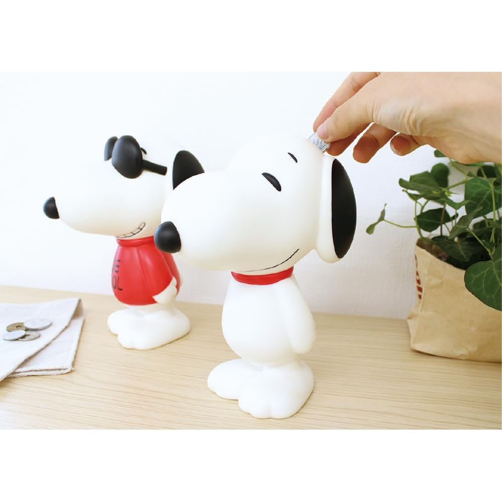 Snoopy Jo Cool Vinyl Bank Collectible Toy Fun Design