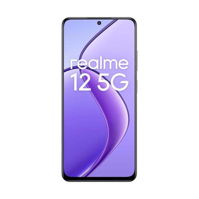 REALME MOBILNÍ TELEFON 12 5G 256GB FIALOVÝ 6.72'FHD+, 8/256GB, 108+2+8MP, Android 14