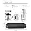 Stainless Steel Condiment Dispenser Set
