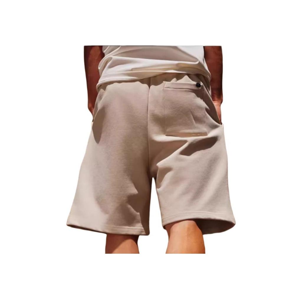 Vans X Artist Collaboration Capybara Fashion Minimalist Lace-Up Comfortable Casual Shorts Unisex Shorts Oatmeal VN000RNT2N1