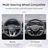 KWTU7 Suitable for Kia Breathable Leather Steering Wheel Cover Segmented Ceed Picanto Sportage optima Ev3 Rio 3 Cerato Stonic Niro K3