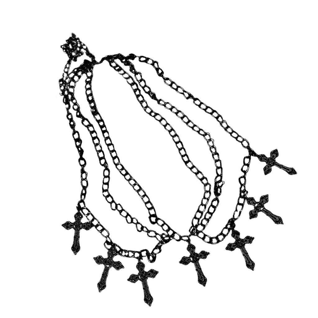 Lanț de Talie Metalic în Cruce Metal Lucios Y2K Lanț pentru Pantaloni Farmec Pandantiv pentru Fată Decorațiuni de Talie la Modă Bijuterii de Corp pentru Adulți