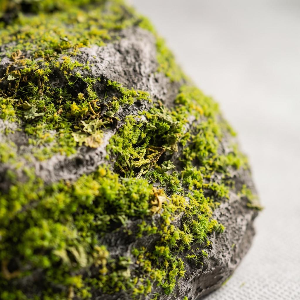 Artificial Lichen Stone Natural-Looking Ornament Decorative for Garden