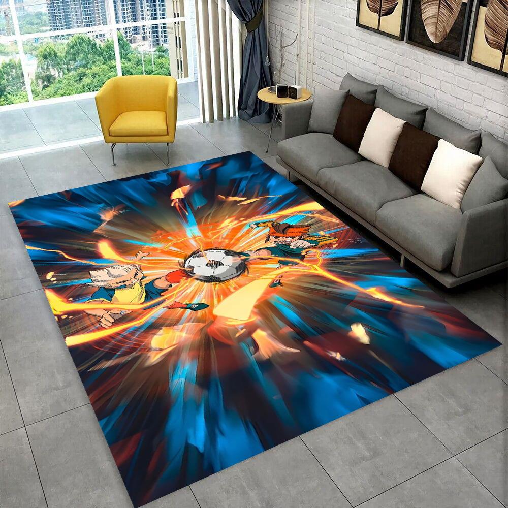 Anime Inazuma Eleven Mark Evans Zeichentrick Teppich, Teppich für Wohnzimmer Schlafzimmer Sofa Fußmatte Dekoration, Rutschfeste Bodenmatte