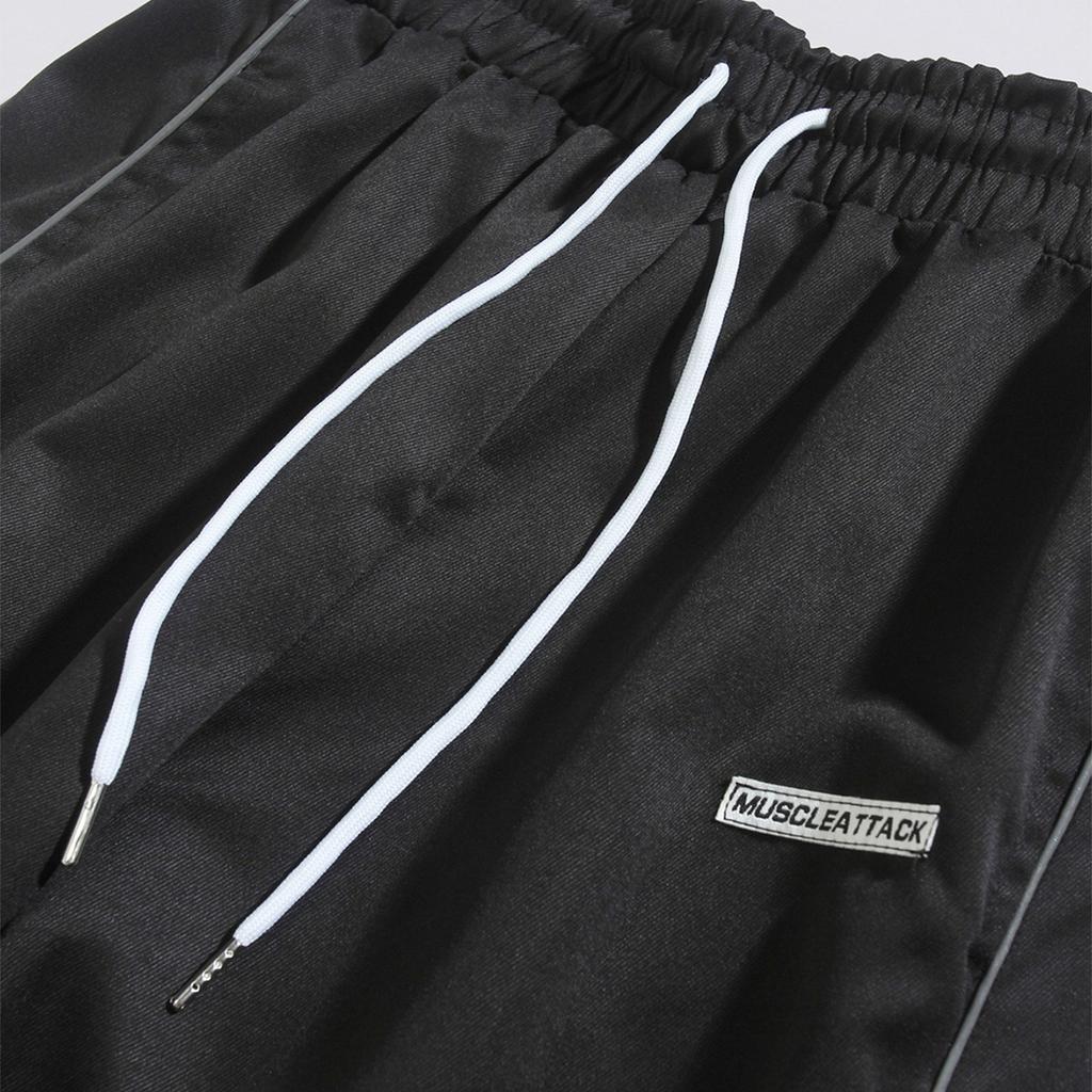 Men'S Retro Casual Sports Pants Fashionable Loose Pants
