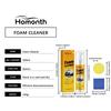 Versatile Foam Cleaner for Automotive Upholstery Steering Wheel Plastic Dashboard Multipurpose Interior Cleaning Set Easy Use