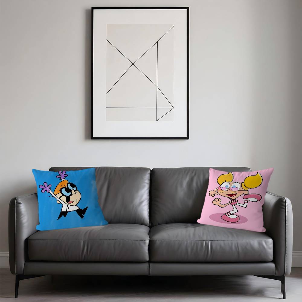 Dexters Labor Didi Büro Kissenbezug Auto Kissenbezug 45X45CM Lendenkissenbezug Sofakissenbezug