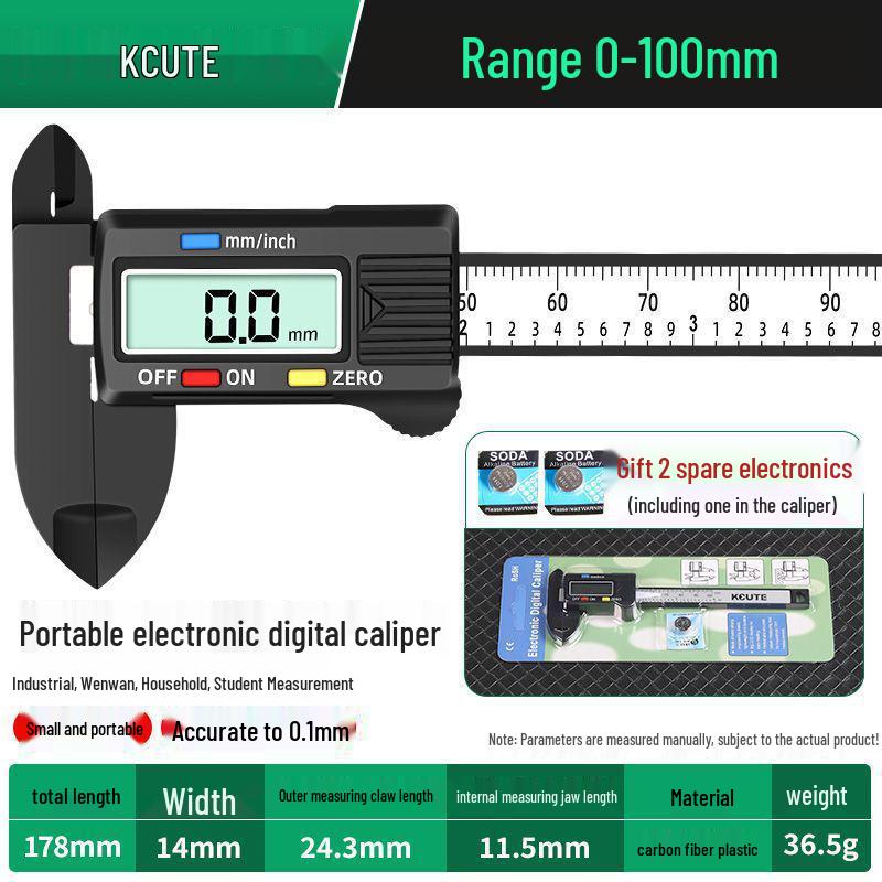 High-Precision Digital Vernier Caliper for Jewelry and Jade Measurement