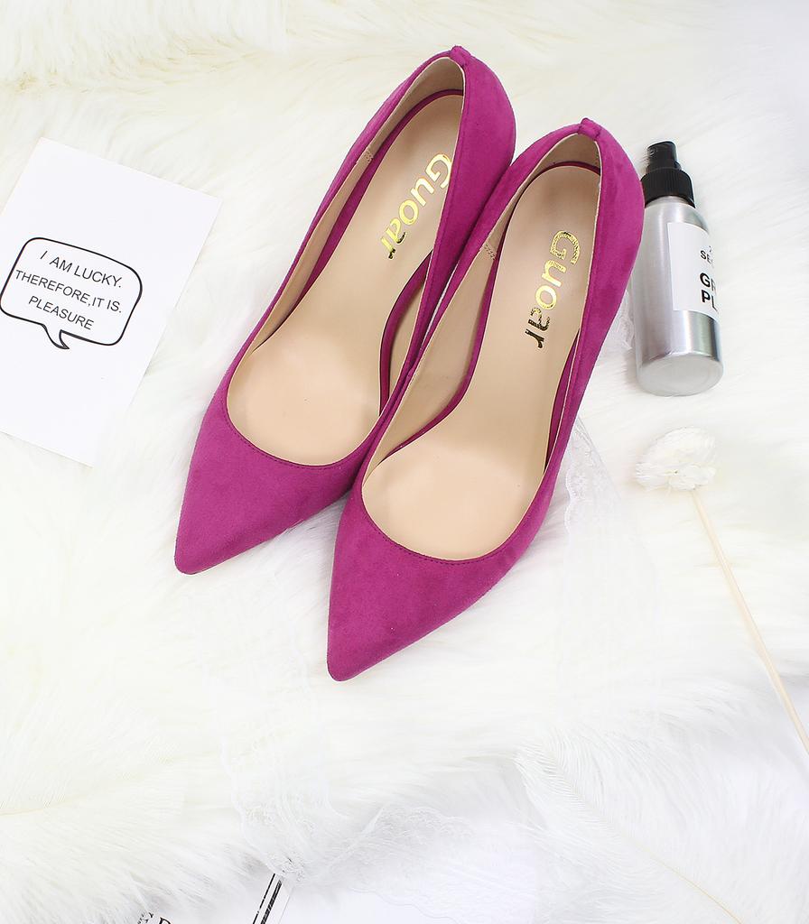 12cm dámské klasické okouzlující lakované štíhlé vysoké podpatky sexy růžové fialové špičaté vysoké podpatky velikost 47