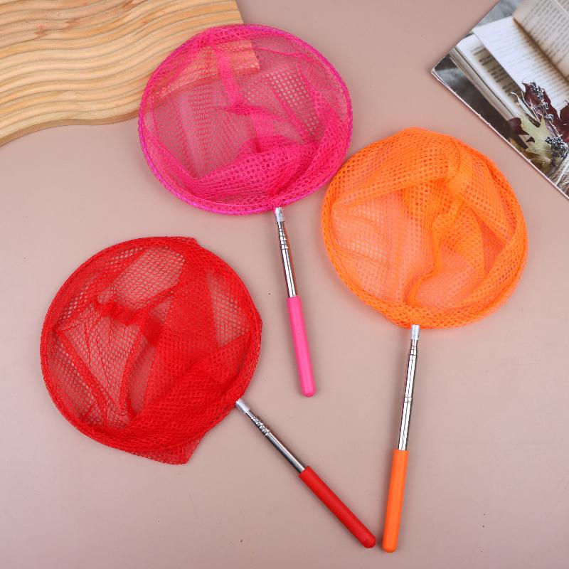 1/2/5Pcs Retractable Fishing Net Insect Butterfly Dragonfly Net Outdoor Portable Fishing Net Children Fun Game Fishing Toys