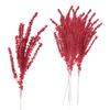 Artificial Red Berry Branches Ornaments Wedding Holiday Season Winter Home Decor