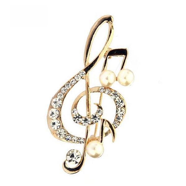 Lanhao Hot-Selling Pearl Swan Rhinestone Flower Brooch - Japanese & Korean Fashion Accessories for Women