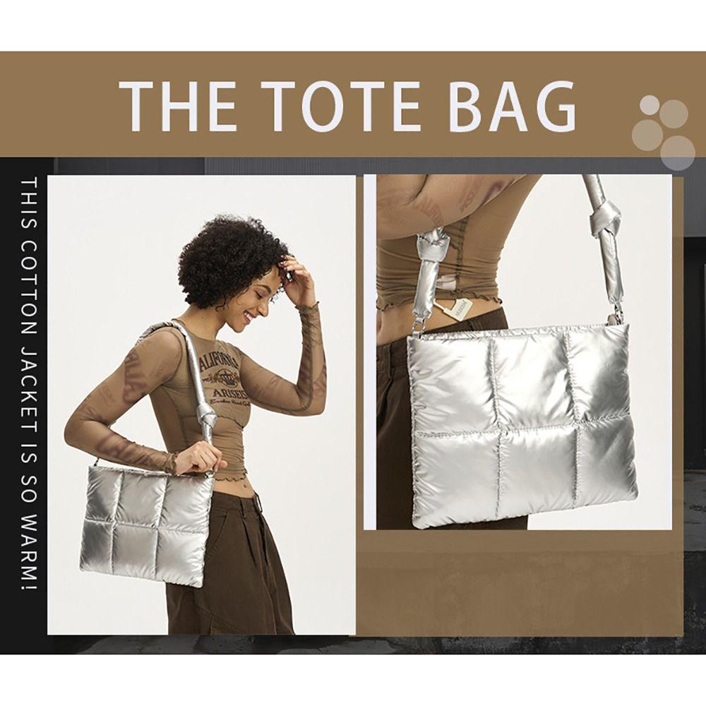 Puffy Cotton Laptop Bag Waterproof Tablet Pouch Trendy Laptop Sleeve for MacBook/Lenovo/Huawei