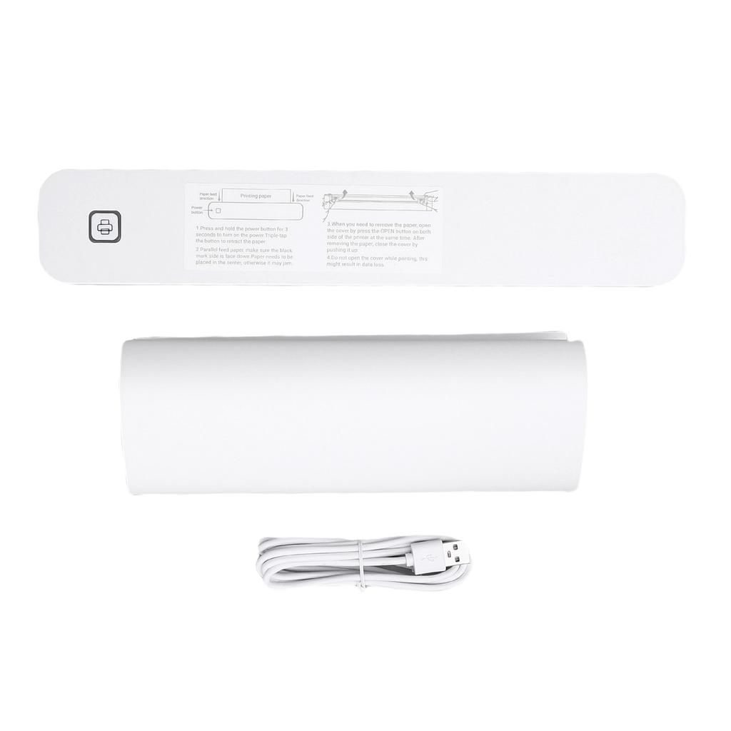 Portable Thermal Printer Inkless 203dpi Wireless Printer for 8.5inx11in Letterhead A4 A5