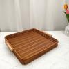 Cesta de Armazenamento Quadrada de Rattan Sintético Dairuien